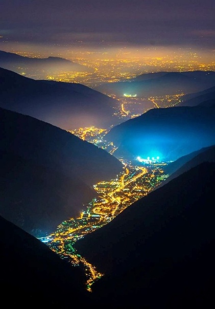 Ночь в долине огней, Италия