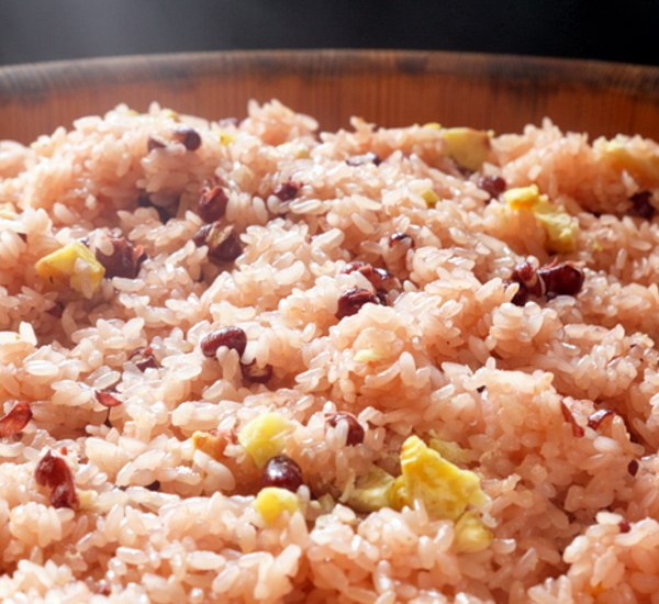 Сэкихан – рис с бобами адзуки/Sekihan Azuki Bean Rice. 