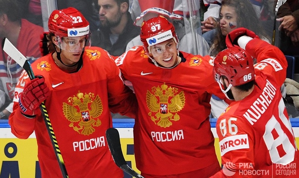  Яркие фотографии победного матча  Россия - Чехия 